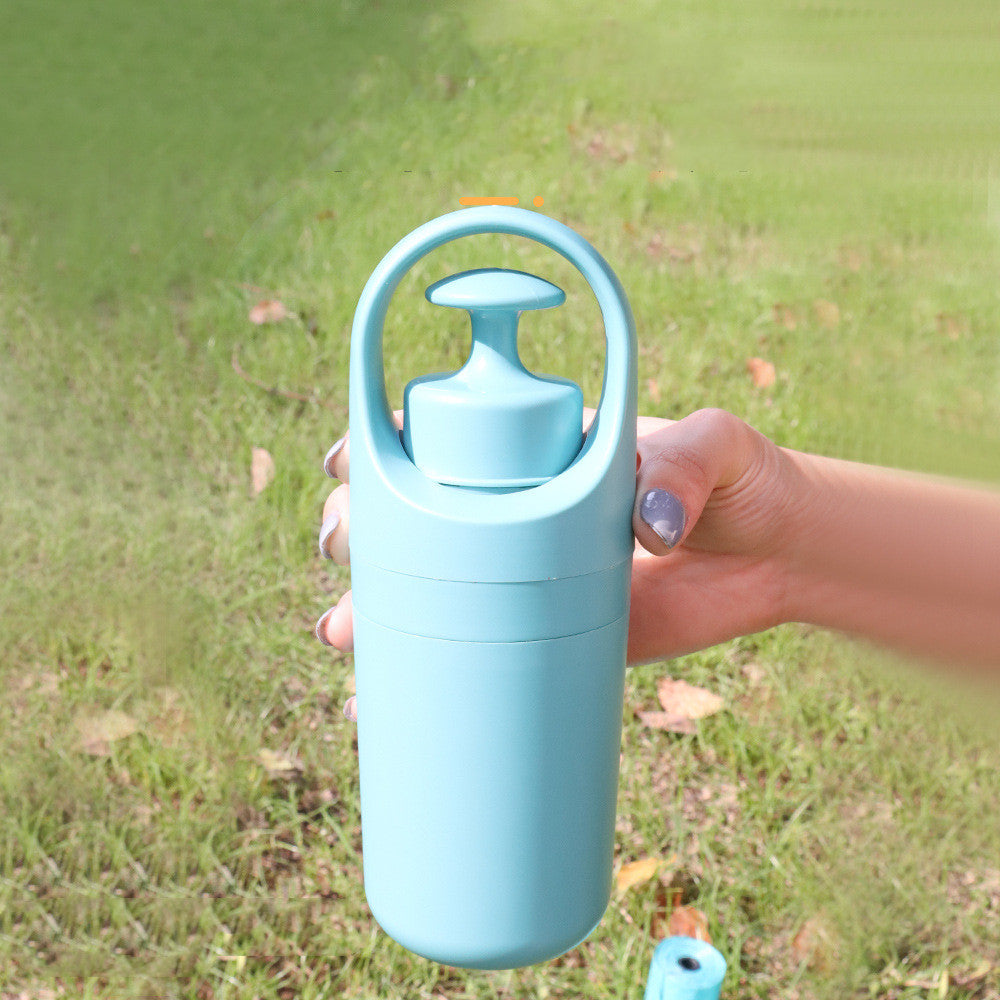 Portable Lightweight Dog Pooper Scooper with Built-In Bag Dispenser