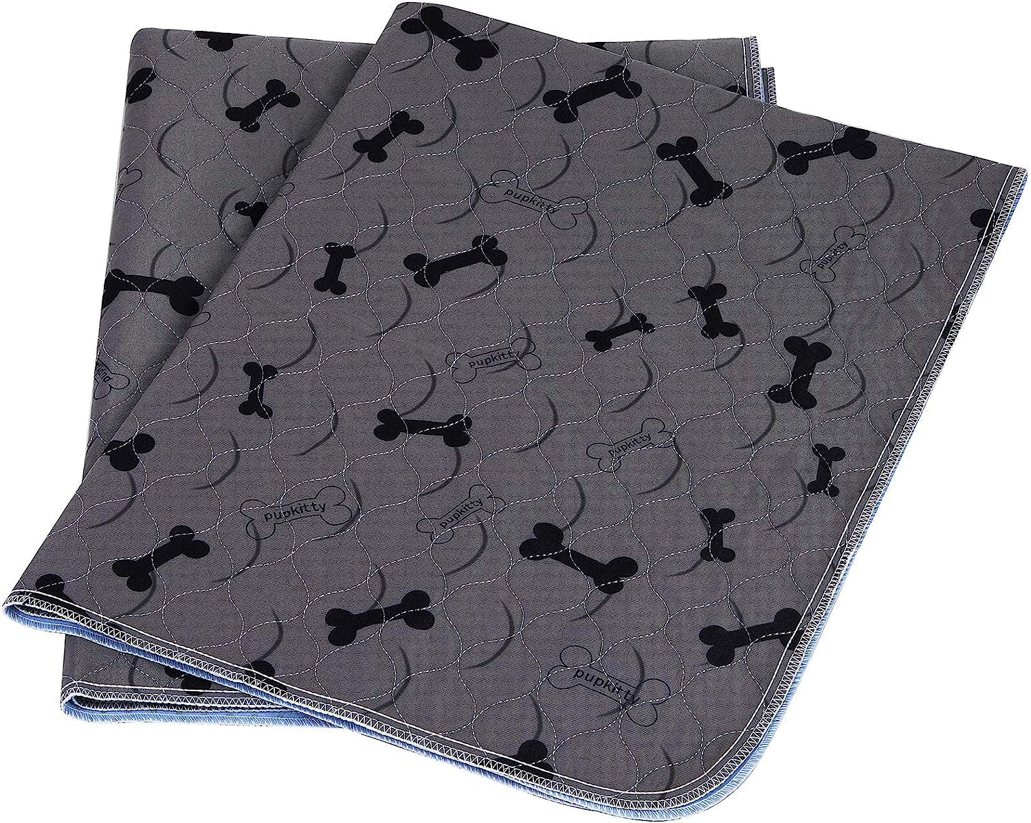 Washable Dog Pee Pads with Grooming Gloves – Non-Slip Reusable Puppy Mat