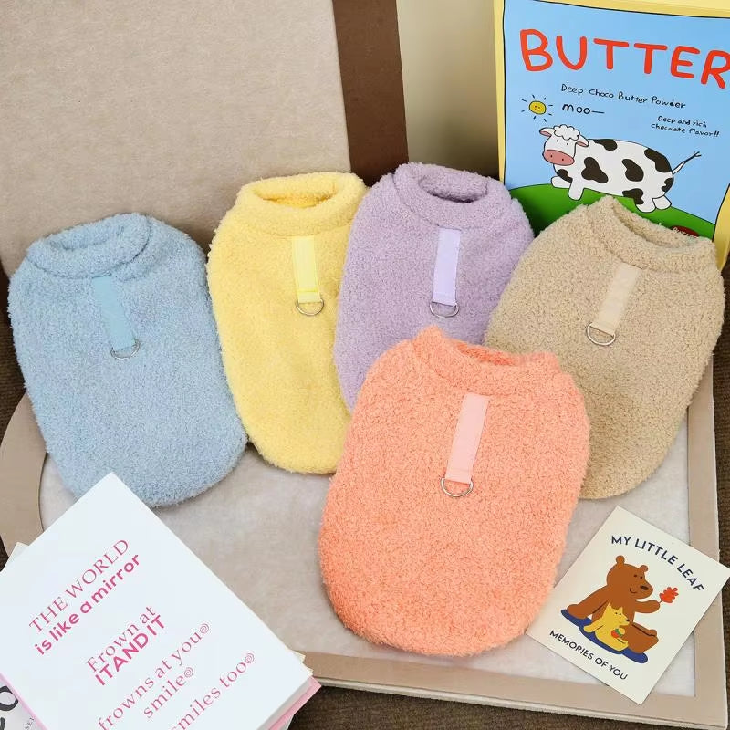 Winter Dog/Cat Sweater Warm Plush Clothes for Small Medium Dogs