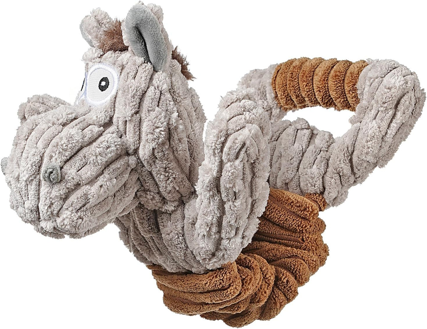 Interactive Squeaky Dog Toy - Stuffed Plush Puppy Toys 