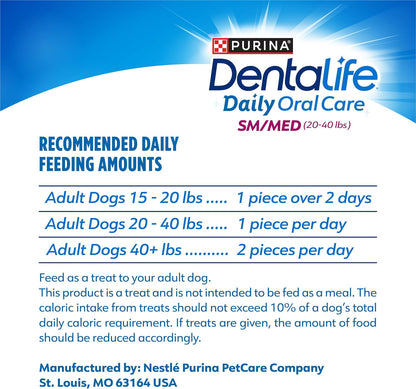 Oral Dental Care Dog Treats - Freshen Breath and Fight Tartar Daily