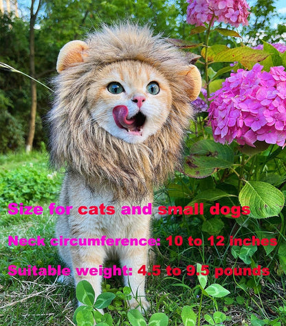  Adjustable Pet Bow Tie Collar for Dogs & Cats – Cute Lion Halloween or Christmas Costume Accessory with Comfortable Fit