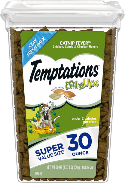 Mixups Catnip Fever Flavor Crunchy and Soft Cat Treats