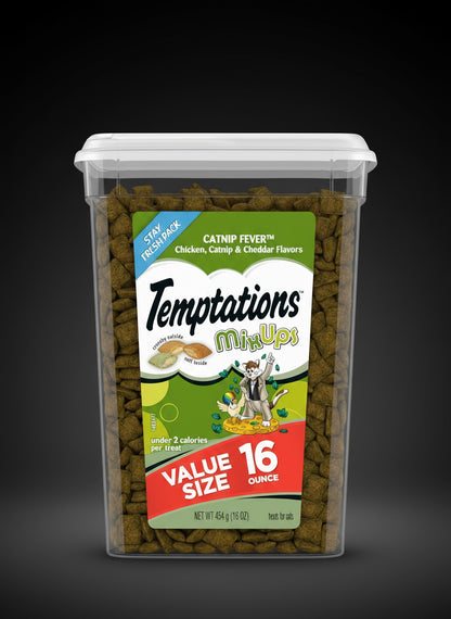 Mixups Catnip Fever Flavor Crunchy and Soft Cat Treats