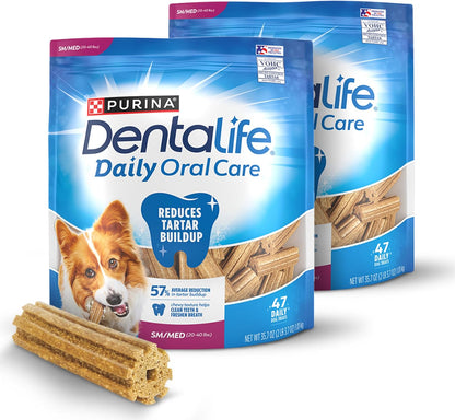Oral Dental Care Dog Treats - Freshen Breath and Fight Tartar Daily