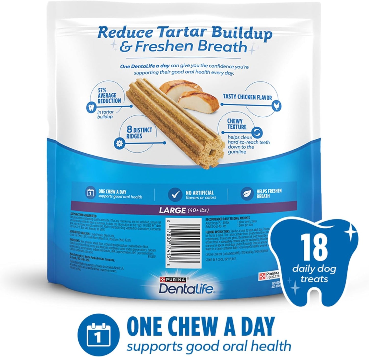 Dog Dental Chews - 1 Daily 