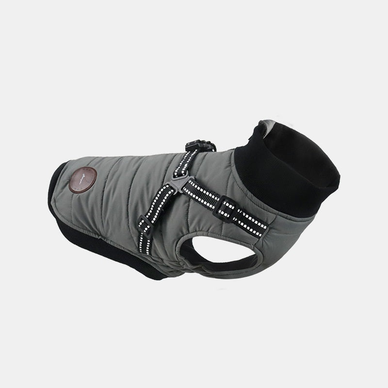 Warm Cotton-Padded Dog Jacket – Autumn & Winter Thickened Pet Clothes