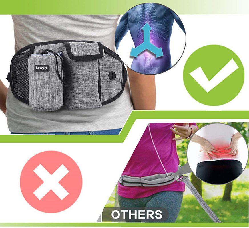 Hands-Free Training Waist Bag – Treat Pouch with Water Cup Holder