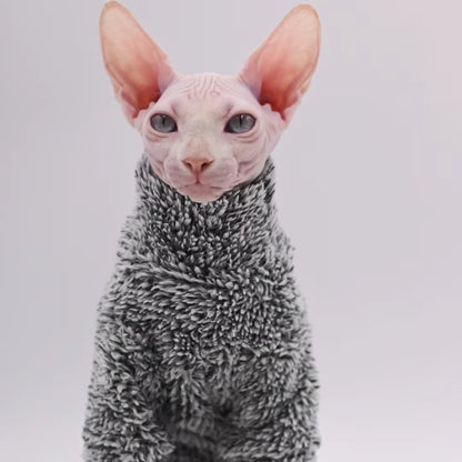 Warm Autumn/Winter Cat Outfit – Hairless & Sphynx Cats