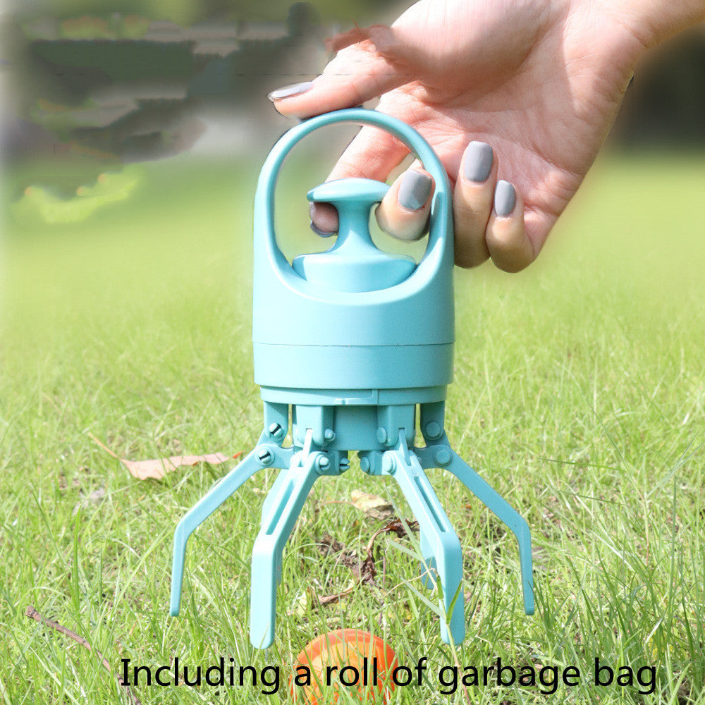 Portable Lightweight Dog Pooper Scooper with Built-In Bag Dispenser