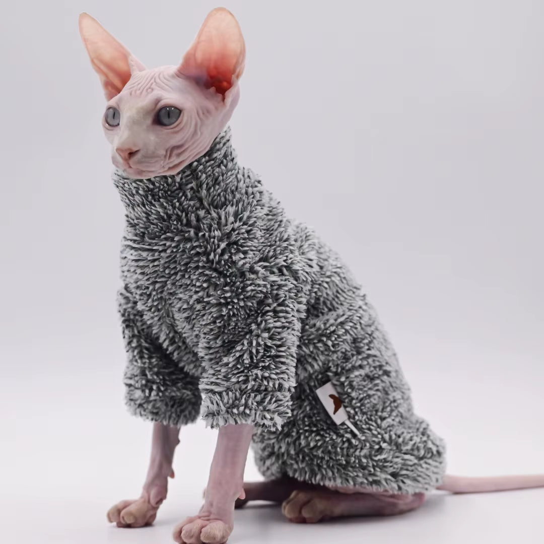 Warm Autumn/Winter Cat Outfit – Hairless & Sphynx Cats