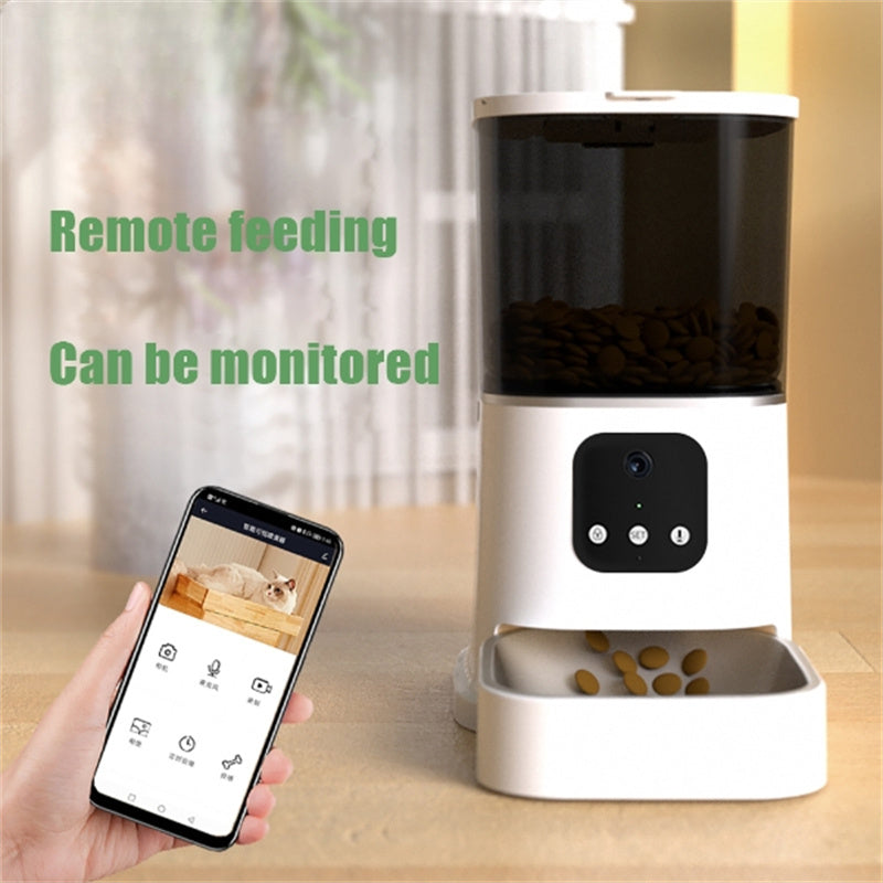 Smart WiFi Automatic Pet Feeder with App Control (Large Capacity)