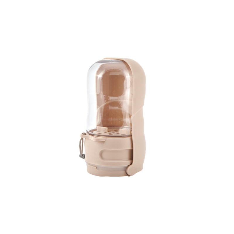 New Pet Outdoor Tableware Folding Portable Dog Drinking Cup Split-Type Dog Food Integrated Water Fountain Pet Products