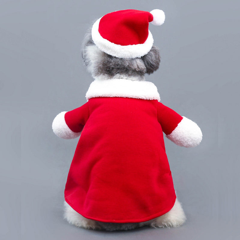 Pet Christmas Standing Costume – Funny Holiday Outfit for pets