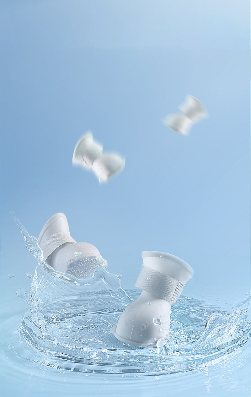 Waterproof Pet Rain Boots – Non-Slip Silicone Shoes for Dogs & Cats