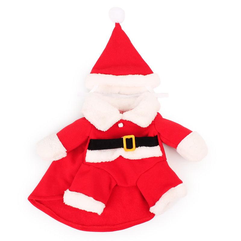 Pet Christmas Standing Costume – Funny Holiday Outfit for pets