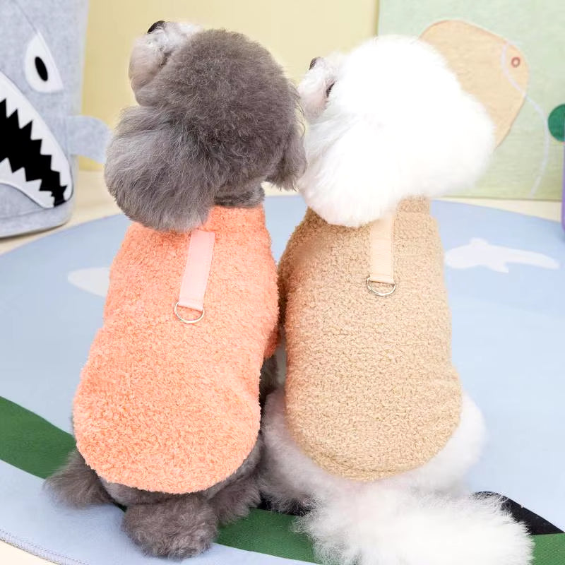 Winter Dog/Cat Sweater Warm Plush Clothes for Small Medium Dogs