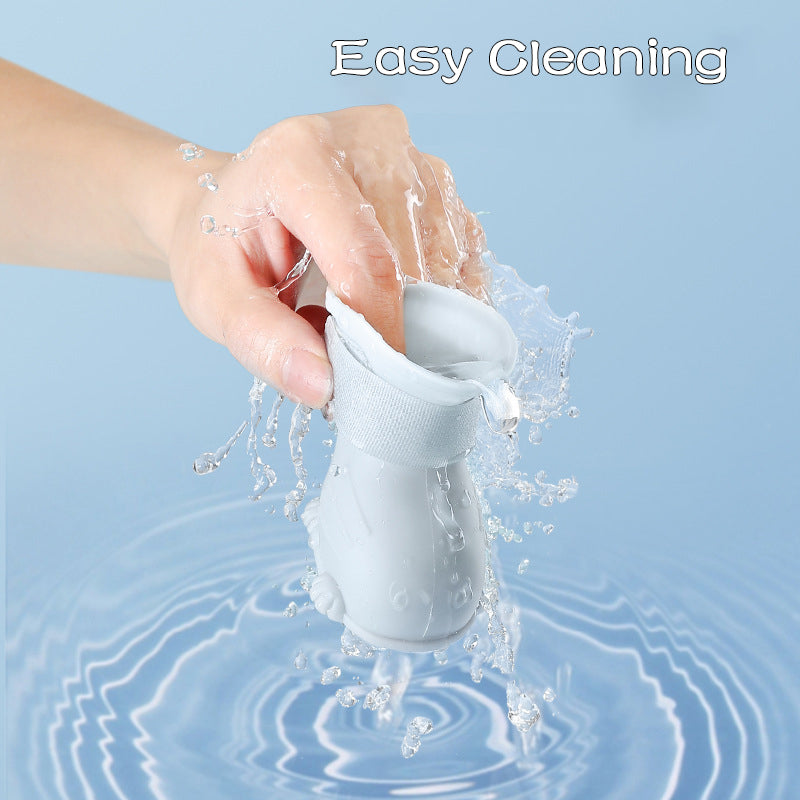 Waterproof Pet Rain Boots – Non-Slip Silicone Shoes for Dogs & Cats