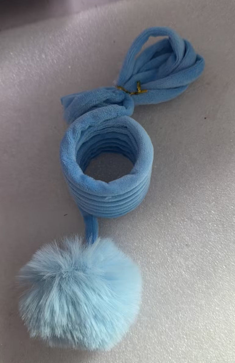 Interactive Cat Toy – Self-Hi Sucker Spring Rabbit Hairball Play Gadget