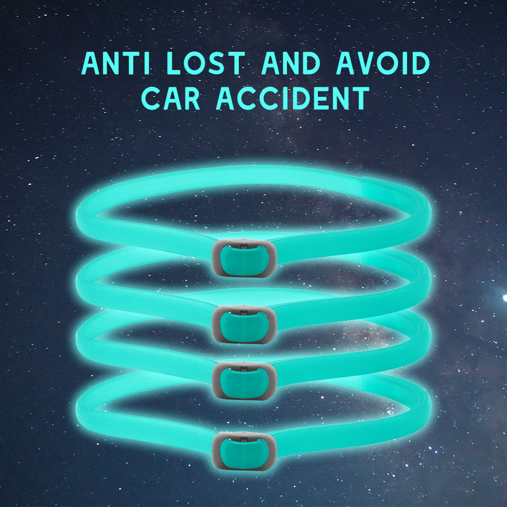 Luminous Insect-Repellent Dog Collar – Glow Safety & Bug Protection for Pets