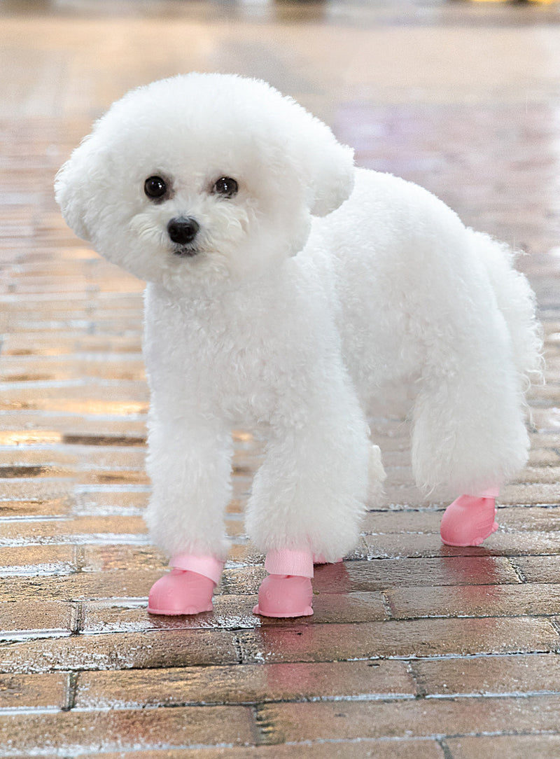 Waterproof Pet Rain Boots – Non-Slip Silicone Shoes for Dogs & Cats