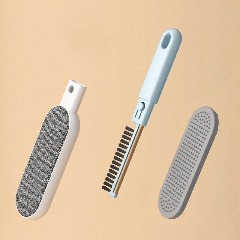 Double-Sided Pet Hair Remover Brush for Furniture, Clothes & Car