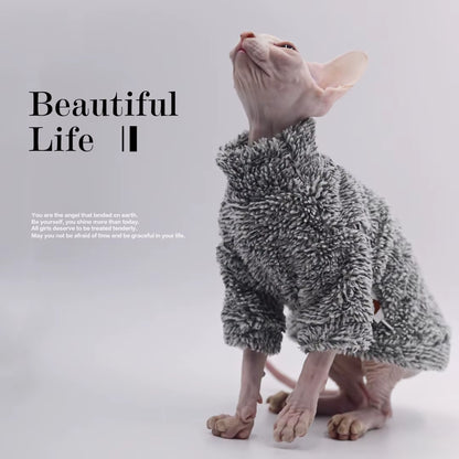 Warm Autumn/Winter Cat Outfit – Hairless & Sphynx Cats