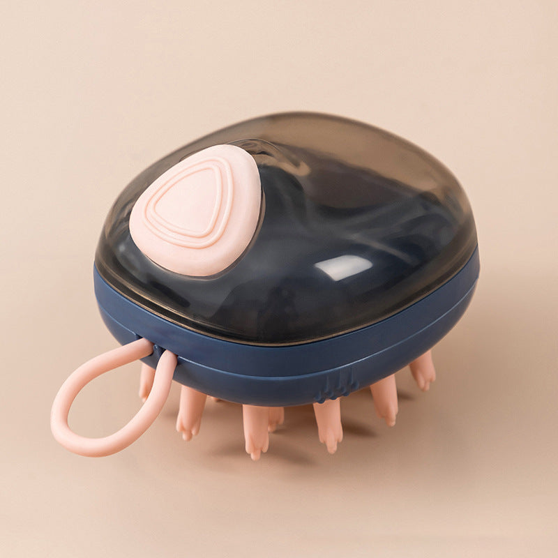  2-in-1 Pet Grooming Brush & Shampoo Dispenser – Bathing & Massage Tool